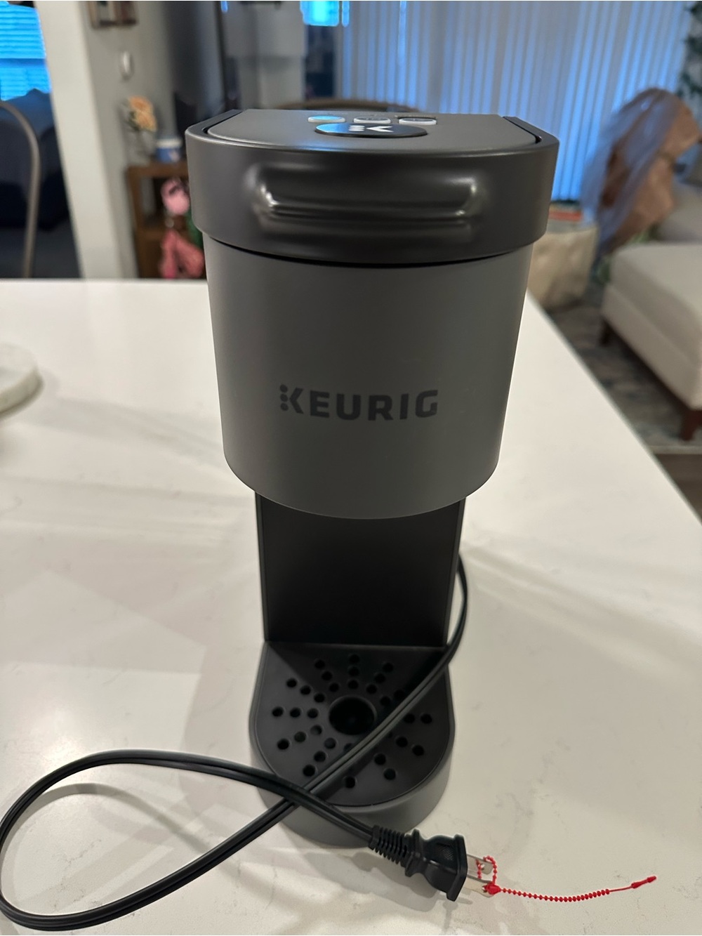 Brand new!  Never used Keurig Single-Serve Coffee Maker - Matte Black/grey!